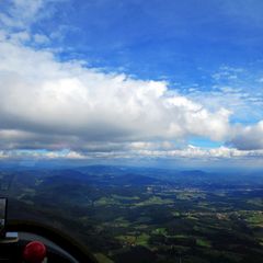 Flugwegposition um 10:31:13: Aufgenommen in der Nähe von Gemeinde Thannhausen, 8160, Österreich in 1450 Meter